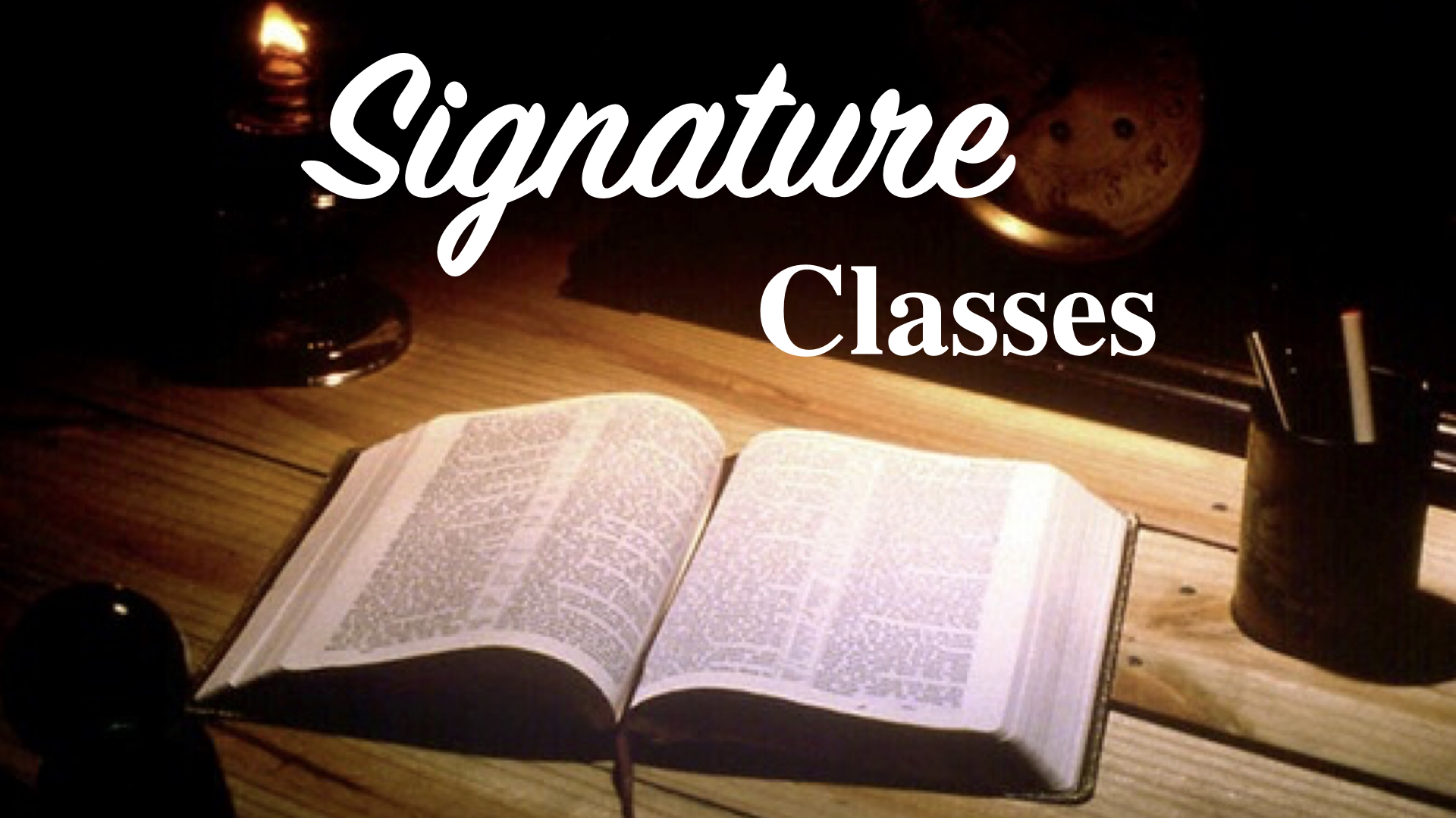 Bundle: Signature Classes -Live